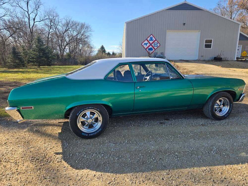 Tamco Paint Chevrolet Spring Green on 1972 Chevrolet Nova