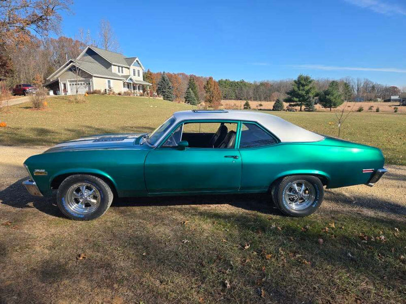 Tamco Paint Chevrolet Spring Green on 1972 Chevrolet Nova