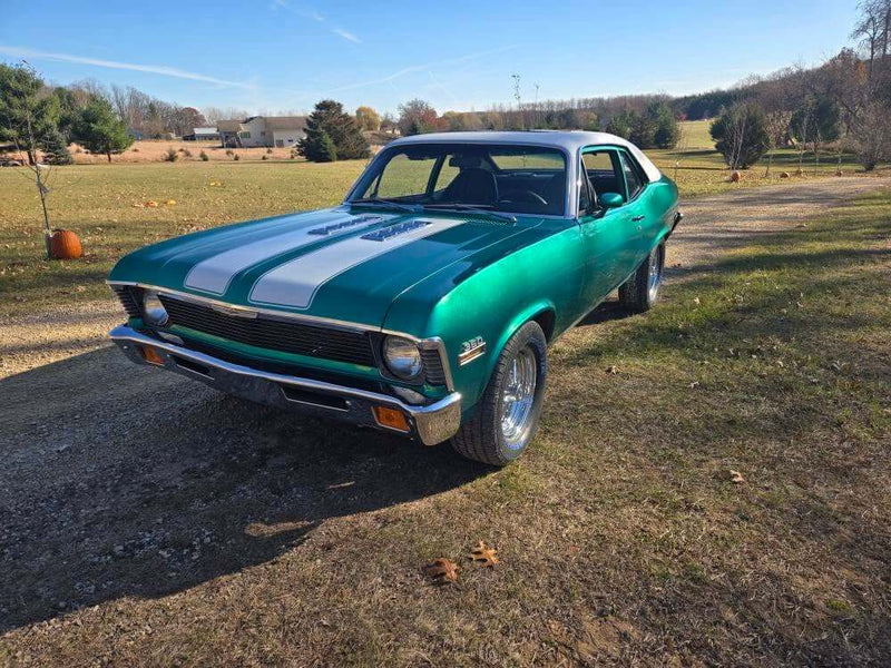 Tamco Paint Chevrolet Spring Green on 1972 Chevrolet Nova