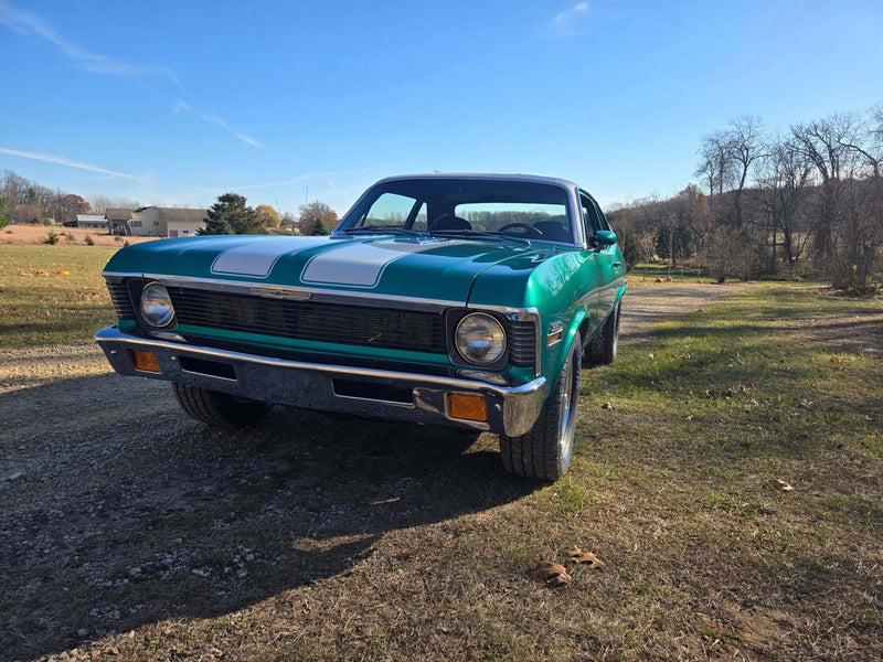 Tamco Paint Chevrolet Spring Green on 1972 Chevrolet Nova