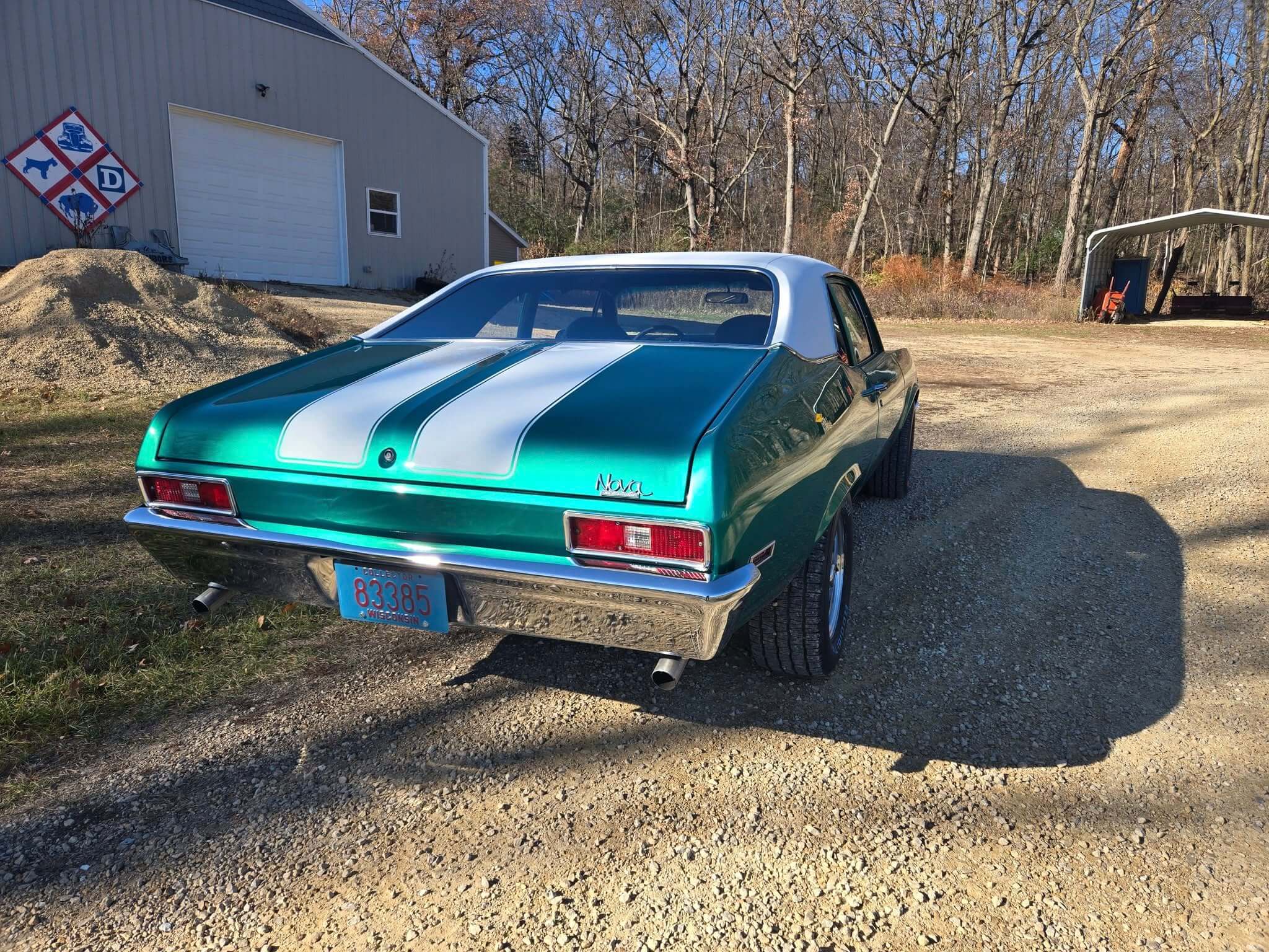 Tamco Paint Chevrolet Spring Green on 1972 Chevrolet Nova