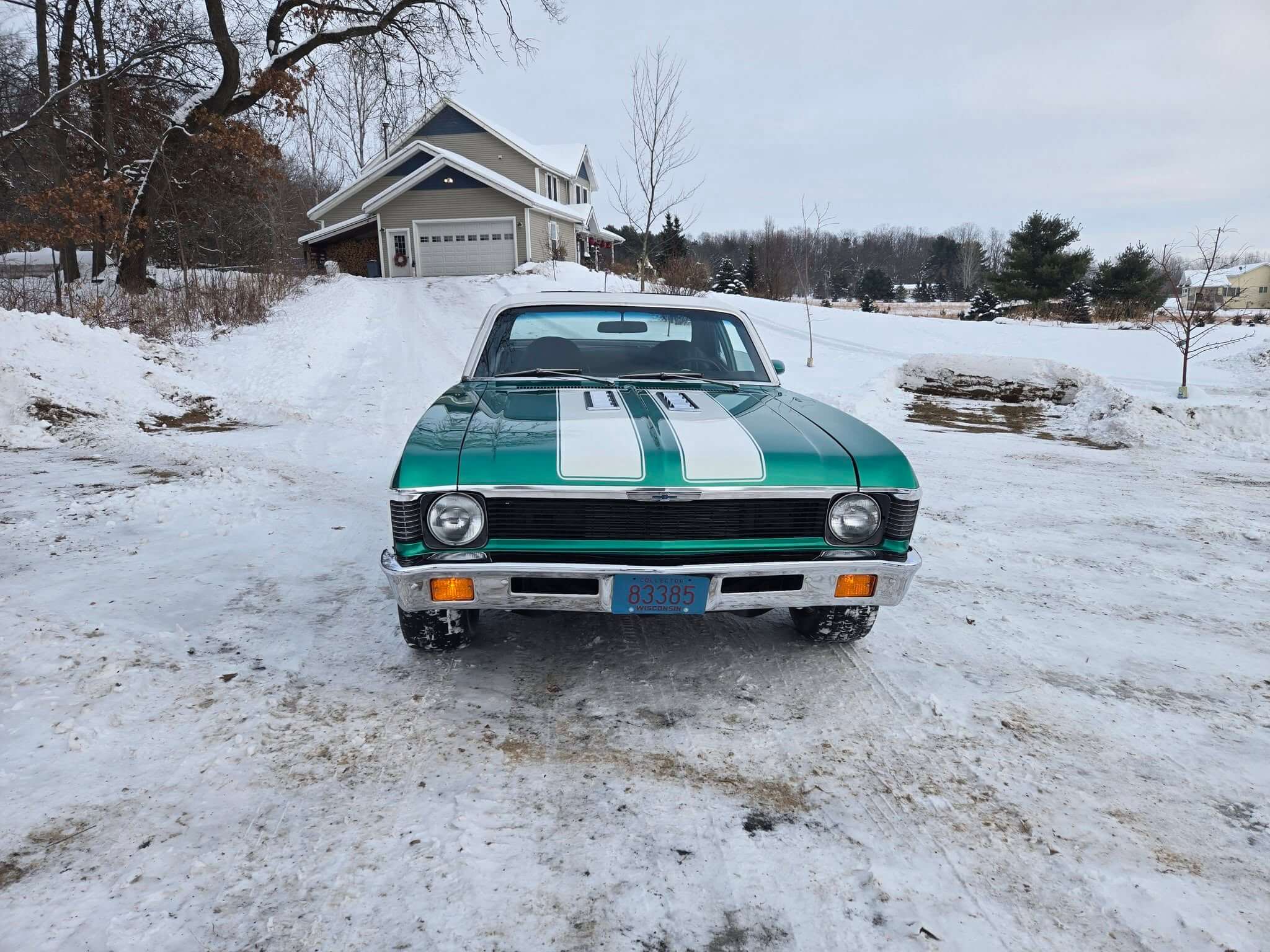 Tamco Paint Chevrolet Spring Green on 1972 Chevrolet Nova