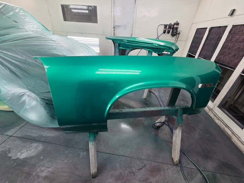 Tamco Paint Chevrolet Spring Green on 1972 Chevrolet Nova