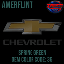 Tamco Paint Chevrolet Spring Green Code 36 OEM Amerflint II Series Single Stage