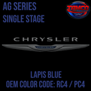 Chrysler Lapis Blue OEM AG Series Single Stage