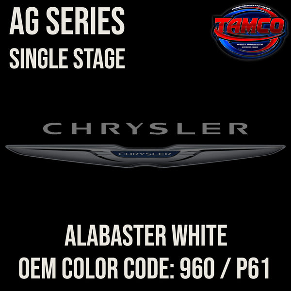 CHRYSLER ALABASTER WHITE AG SERIES SINGLE STAGE 