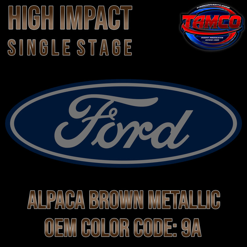 Chrysler Alpaca Brown Metallic | 9A | 1979-1980 | OEM High Impact Single Stage