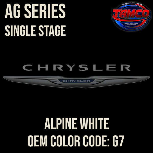 CHRYSLER ALPINE WHITE AG SERIES INGLE STAGE 