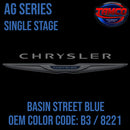 Tamco Paint Basin Street Blue Code B3 / 8221 OEM AG Series