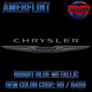 Chrysler Bright Blue Metallic Code B5 Amerflint II SingleStage