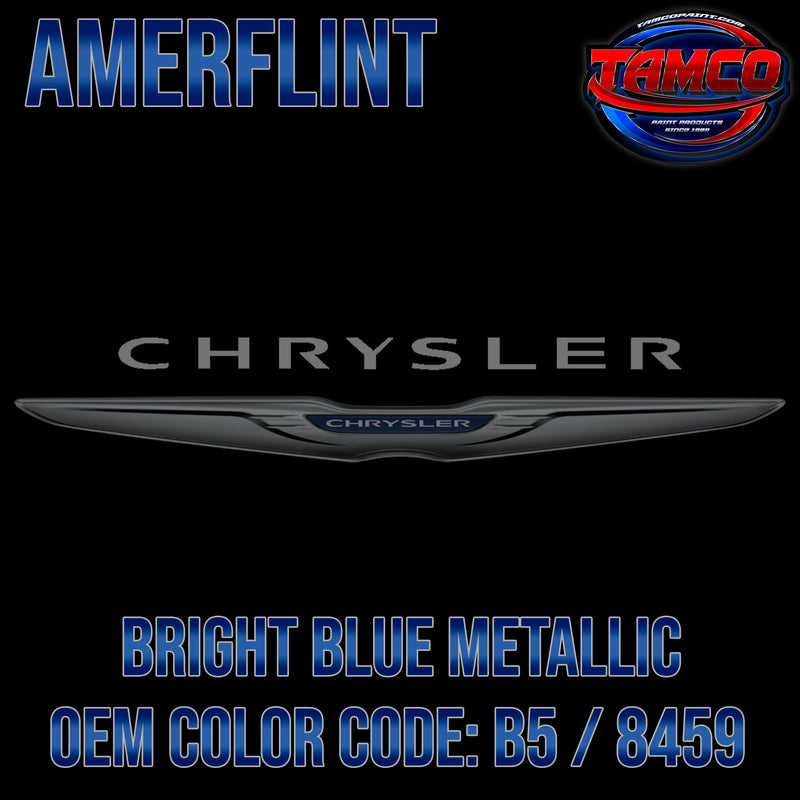 Chrysler Bright Blue Metallic Code B5 Amerflint II SingleStage