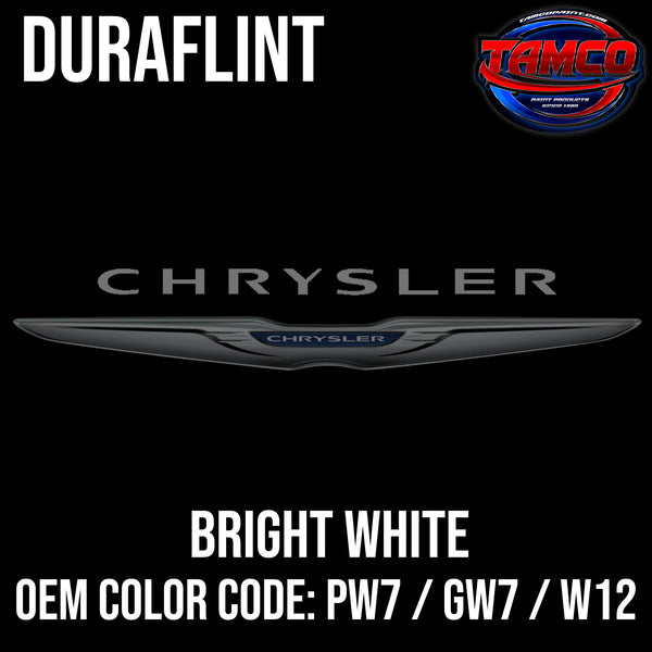 Chrysler Bright White | PW7 / GW7 / W12 | 1991-2022 | OEM DuraFlint Series Single Stage
