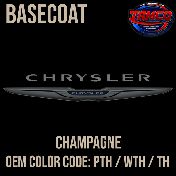 Tamco Paint Chrysler Champagne OEM Color Code: PTH / WTH / TH Basecoat