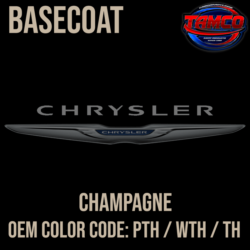 Tamco Paint Chrysler Champagne OEM Color Code: PTH / WTH / TH Basecoat