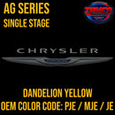 Chrysler Dandelion Yellow | PJE / MJE / JE | 1993-1998 | OEM AG Series Single Stage