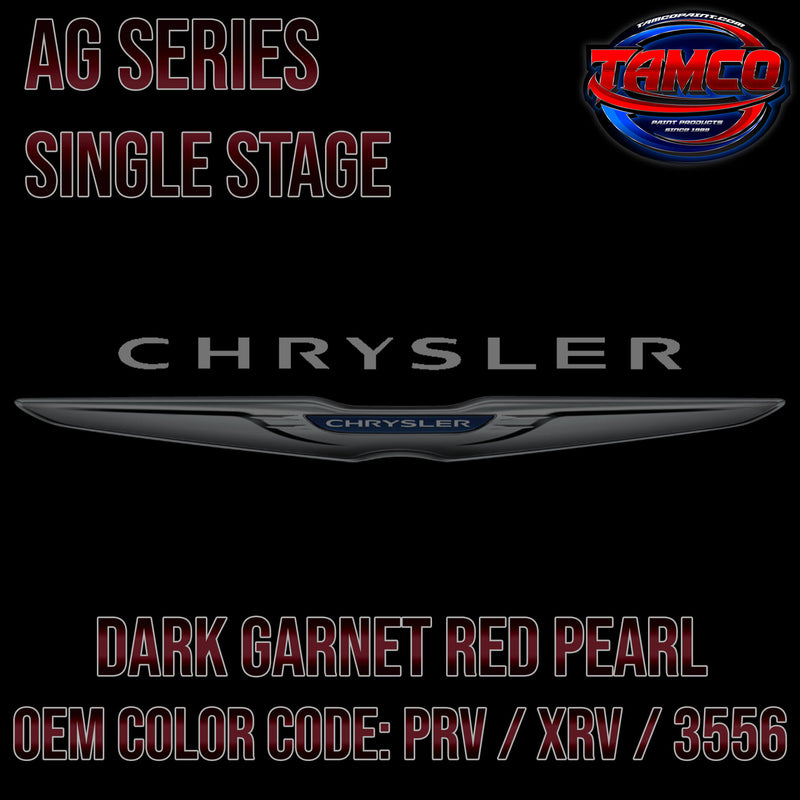 CHRYSLER DARK GARNET RED PEARL AG SERIES SINGLE STAGE 