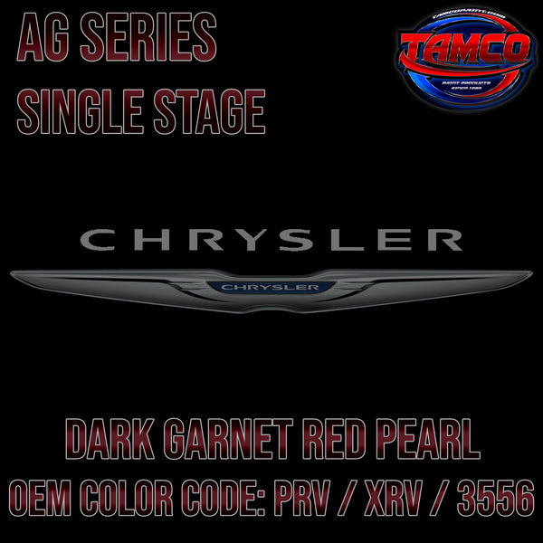 Chrysler Dark Garnet Red Pearl | PRV / XRV / 3556 | 2000-2003 | OEM AG Series Single Stage