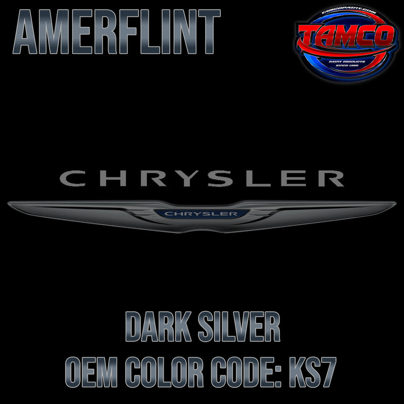 Chrysler Dark Silver | KS7 | 1991-1995 | OEM Amerflint II Series Single Stage