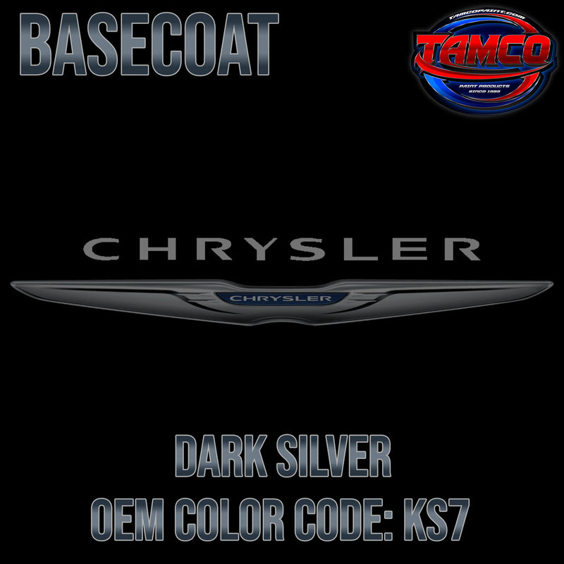 Chrysler Dark Silver | KS7 | 1991-1995 | OEM Basecoat