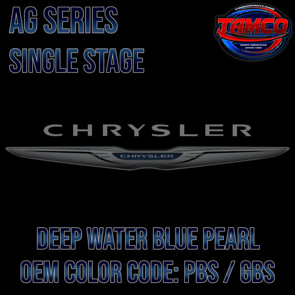 CHRYSLER DEEP WATER BLUE PEARL AG SERIES SINGLE STAGE 