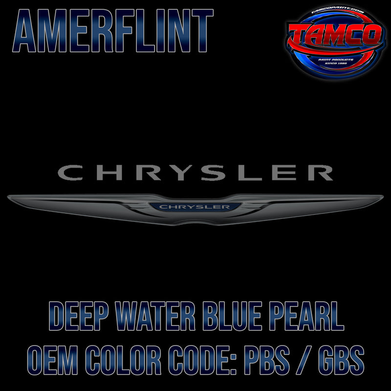 Chrysler Deep Water Blue | PBS / GBS | 2008-2011 | OEM Amerflint II Series Single Stage