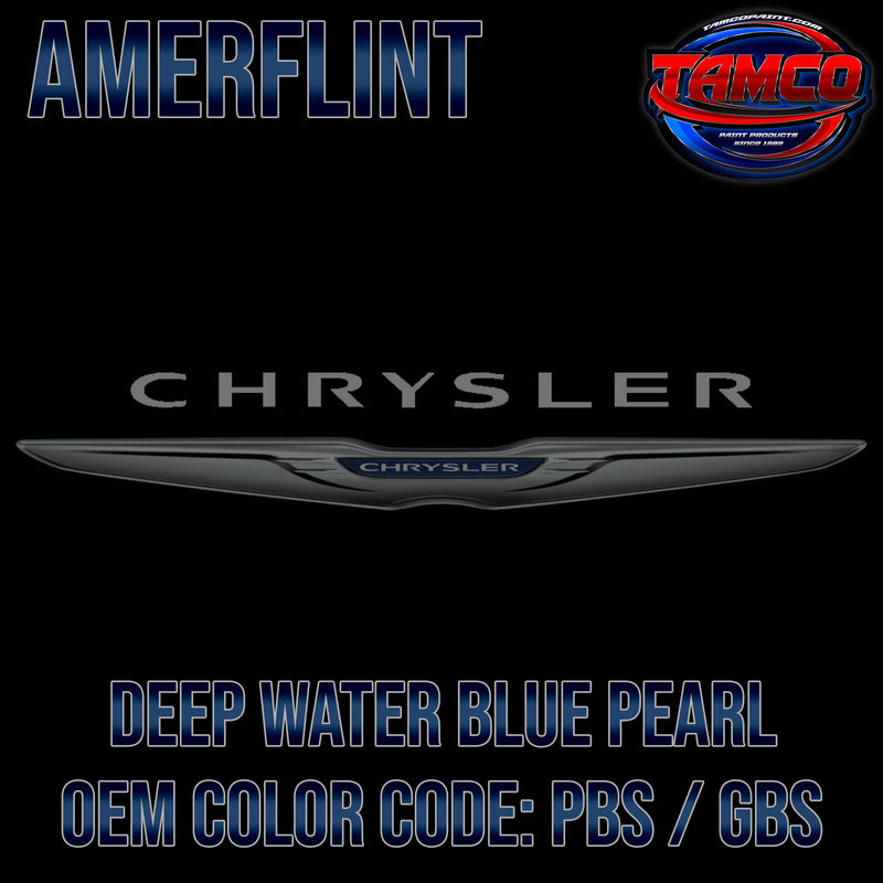 Chrysler Deep Water Blue OEM Amerflint II Series Single Stage