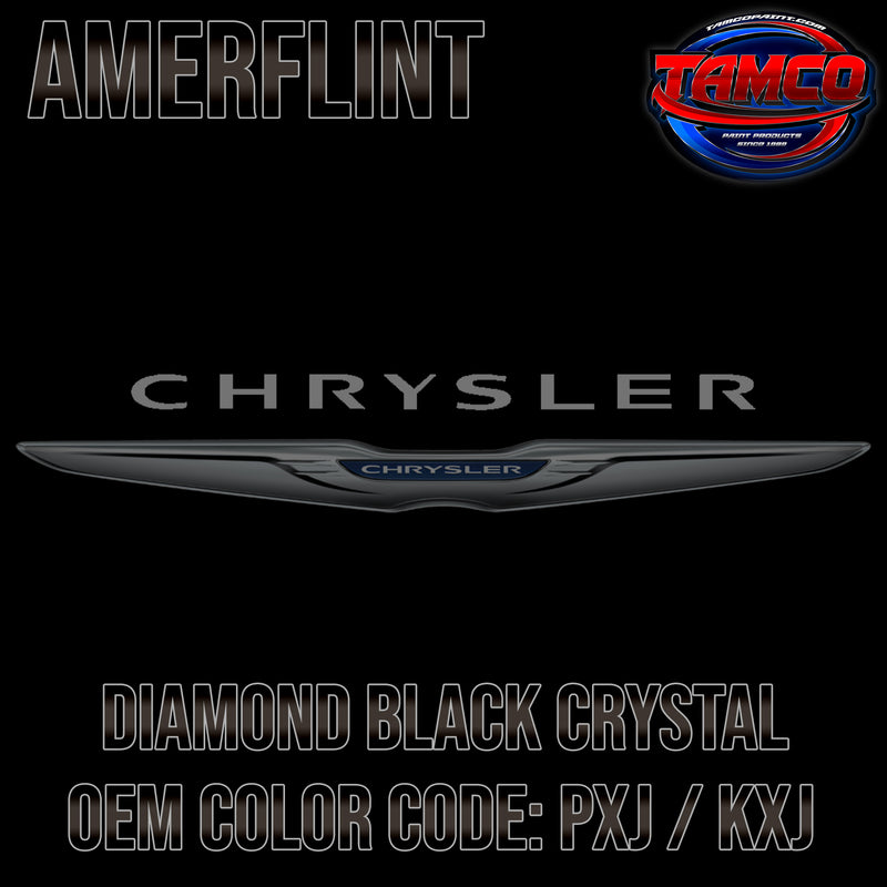 Chrysler Diamond Black Crystal | PXJ / KXJ | 2017-2022 | OEM Amerflint II Series Single Stage