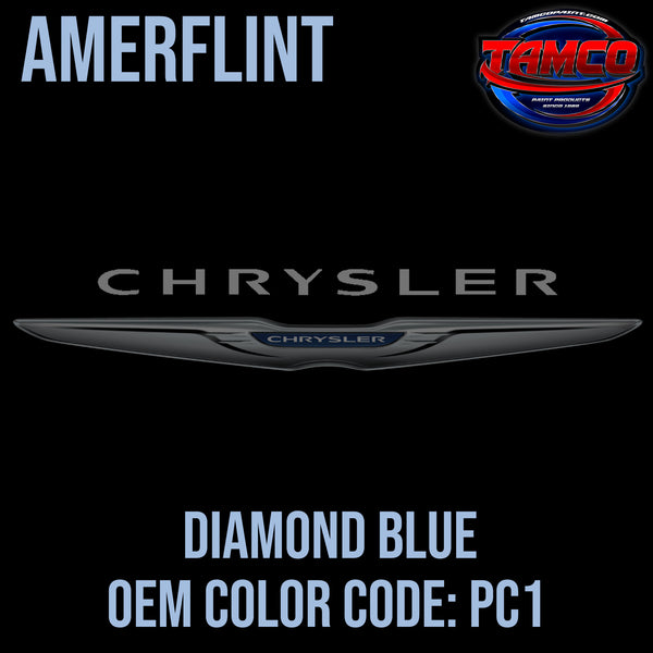 Chrysler Diamond Blue | PC1 | 1989-1993 | OEM Amerflint II Series Single Stage