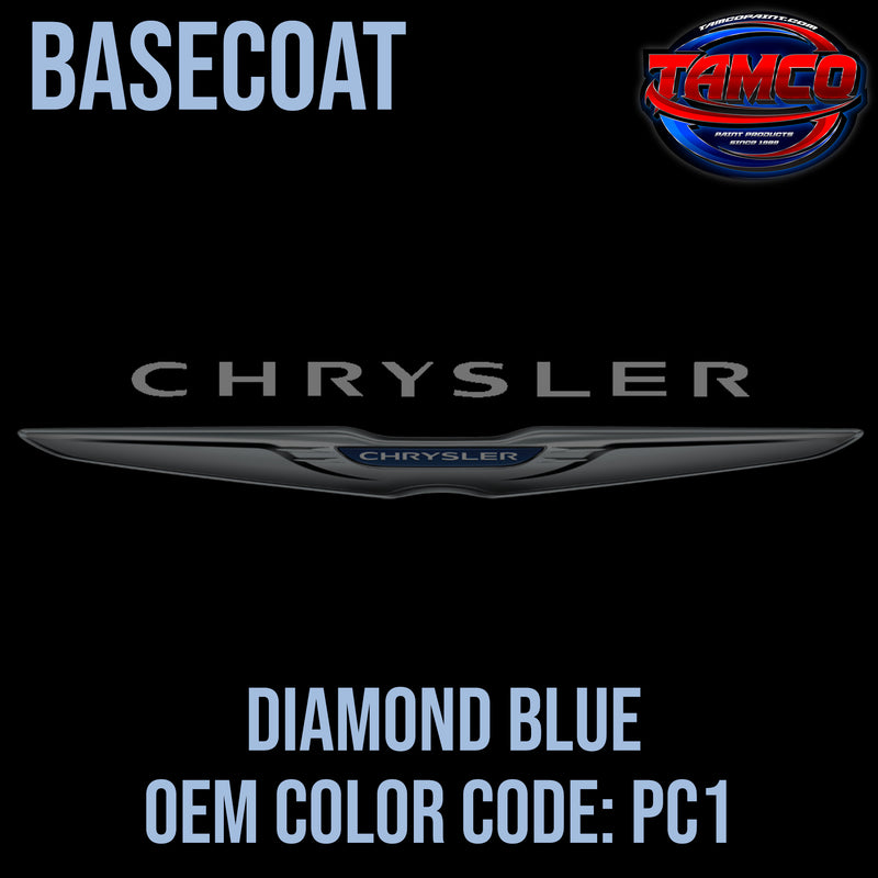 Chrysler Diamond Blue | PC1 | 1989-1993 | OEM Basecoat