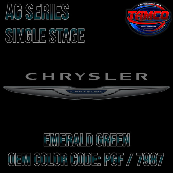 Chrysler Emerald Green | PGF / 7987 | 1992-2000 | OEM AG Series Single Stage
