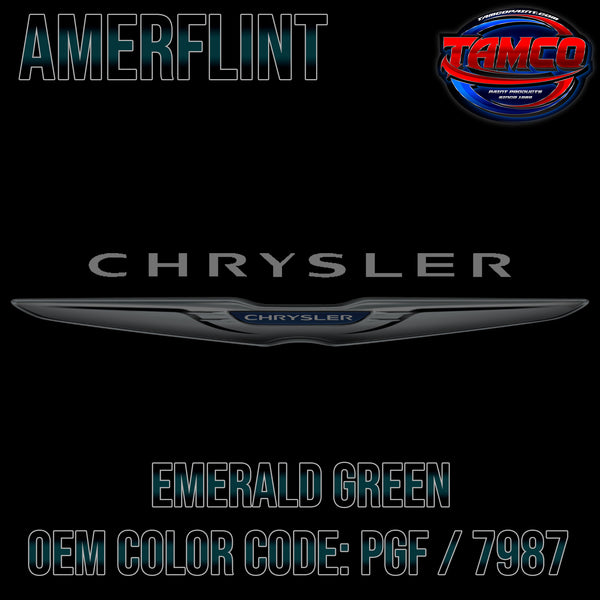 Chrysler Emerald Green | PGF / 7987 | 1992-2000 | OEM Amerflint II Series Single Stage