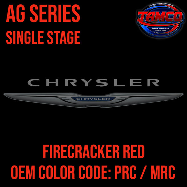 Chrysler Firecracker Red | PRC / MRC | 2014-2022 | OEM AG Series Single Stage