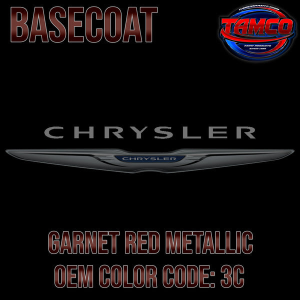 Chrysler Garnet Red Metallic | 3C | 1983-1986 | OEM Basecoat
