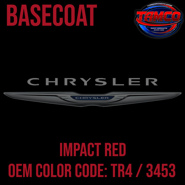 Chrysler Impact Red | TR4 / 3453 | 1980-1986 | OEM Basecoat