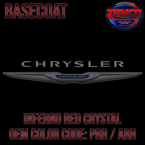 Chrysler Inferno Red Crystal Basecoat