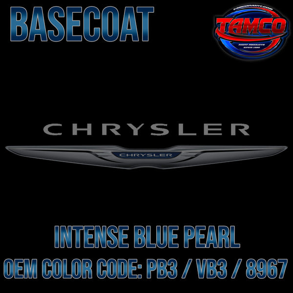 Chrysler Intense Blue Pearl Basecoat