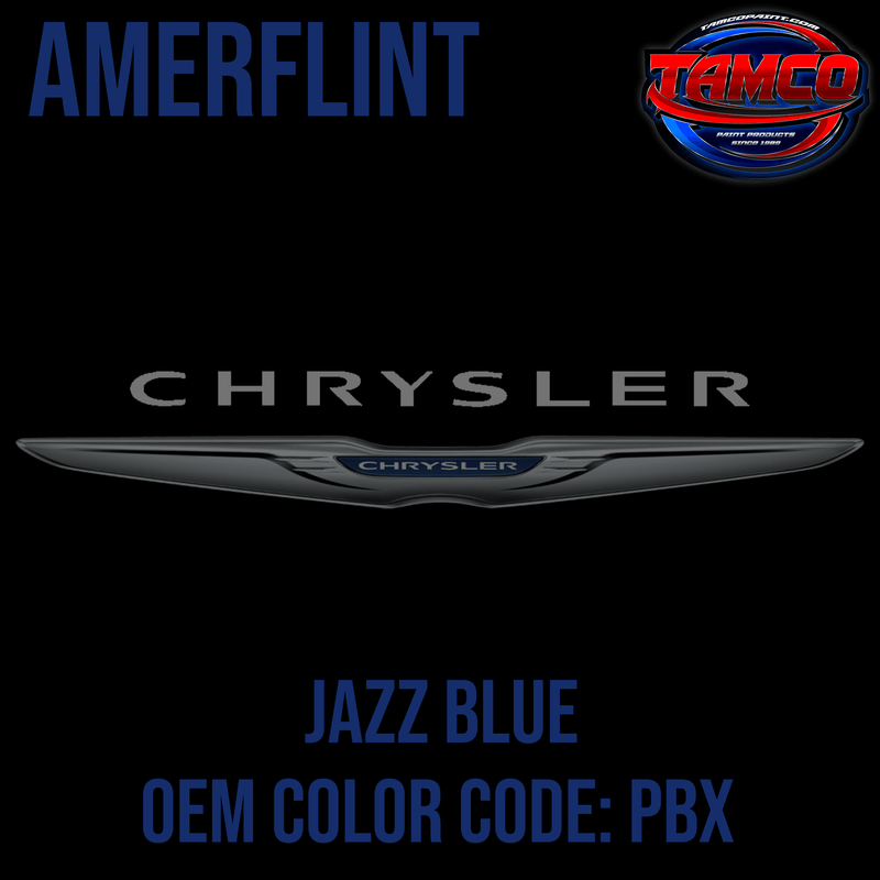 Tamco Paint Chrysler Jazz Blue OEM Color Code: PBX Amerflint
