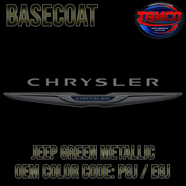 Chrysler Jeep Green Metallic Basecoat