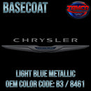 Chrysler Light Blue Metallic Basecoat