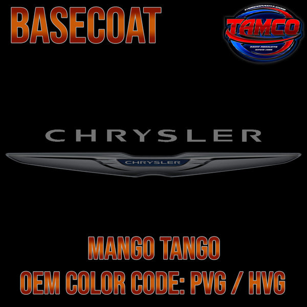 Chrysler Mango Tango Basecoat