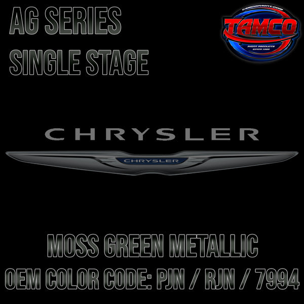 Chrysler Moss Green Metallic | PJN / RJN / 7994 | 1996-1998 | OEM AG Series Single Stage