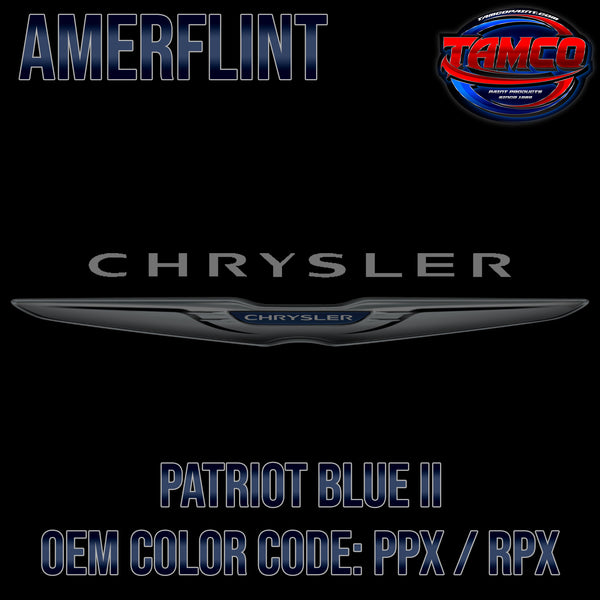 Chrysler Patriot Blue II | PPX / RPX | 2017-2022 | OEM Amerflint II Series Single Stage