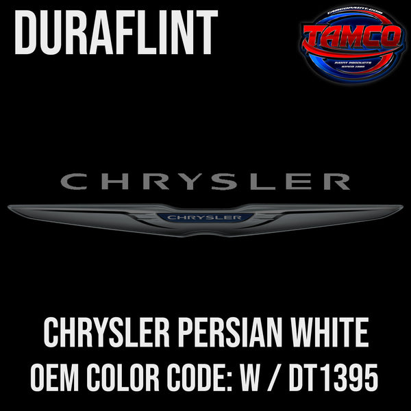 Chrysler Persian White | W / DT1395 | 1965-1983 | OEM DuraFlint Series Single Stage