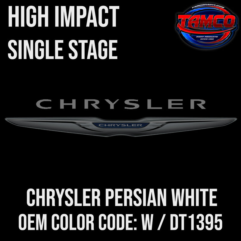 Chrysler Persian White | W / DT1395 | 1965-1983 | OEM High Impact Series Single Stage