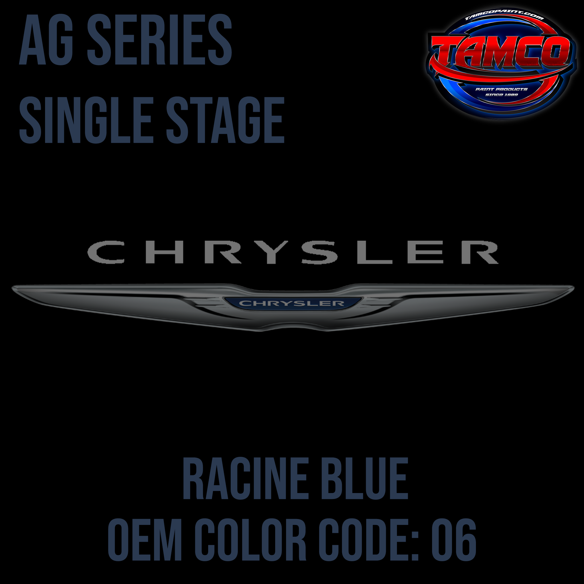 Old Rac Blue Chrysler Racine Blue | 06 | 1950 | OEM AG Series Single Stage