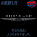 Tamco Paint OEM Chrysler Racine Blue Code 06 Amerflint Series Single Stage Kit