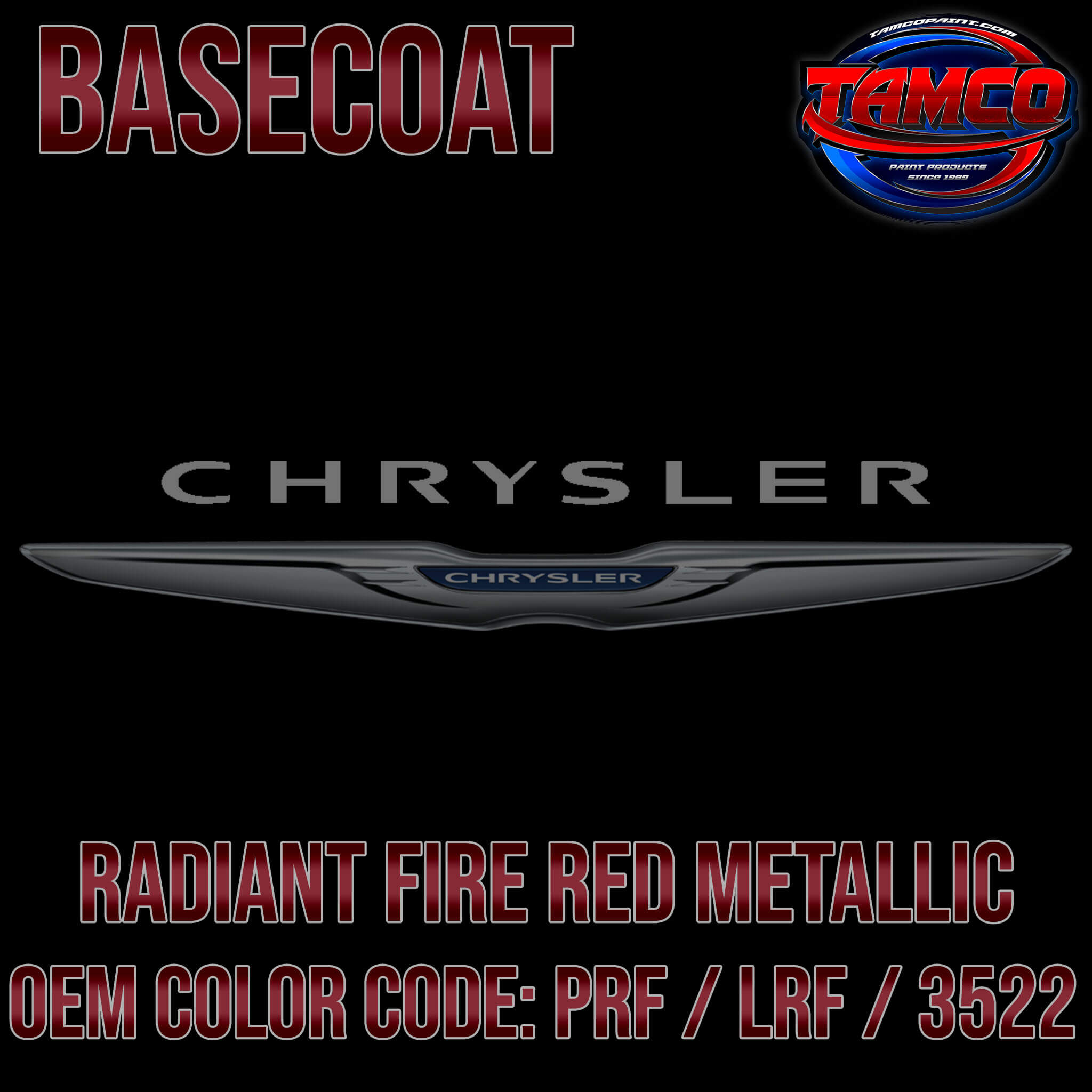 RADIANT FIRE RED METALLIC OEM BASECOAT