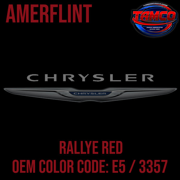 Chrysler Rallye Red | E5 / 3357 | 1970-1977 | OEM Amerflint II Series Single Stage
