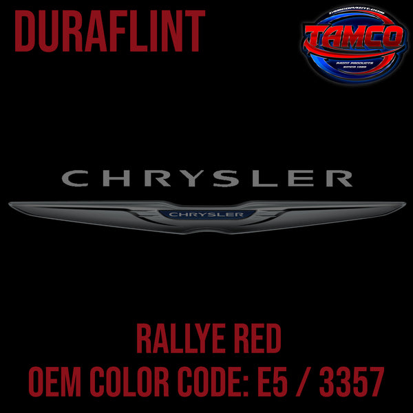 Chrysler Rallye Red | E5 / 3357 | 1970-1977 | OEM DuraFlint Series Single Stage
