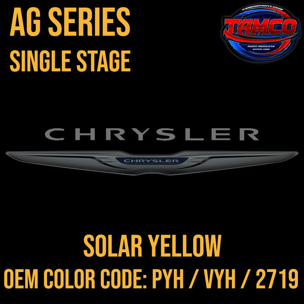 Chrysler Solar Yellow | PYH / VYH / 2719 | 1999-2007 | OEM AG Series Single Stage